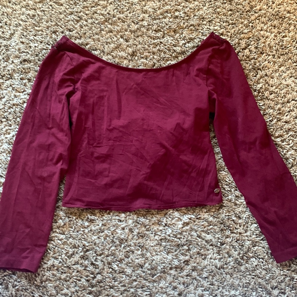 American Eagle crop top. Lace back.